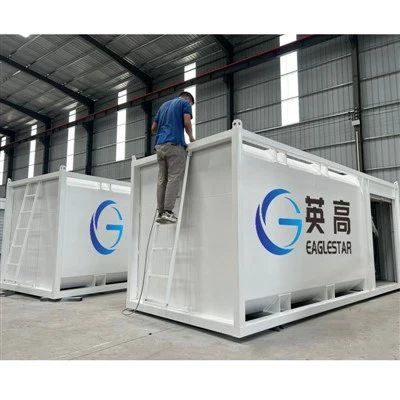 Manufacturer Eaglestar 20ft Container Petrol Filling Mobile Gas Station